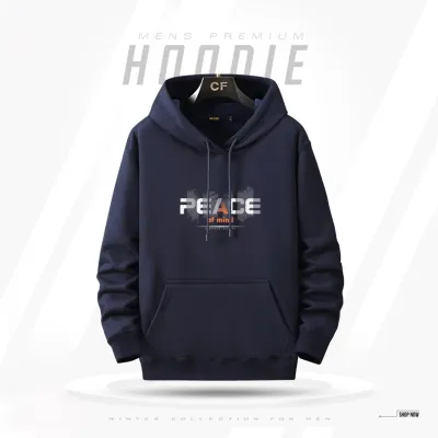 Men's Winter Hoodie Black
