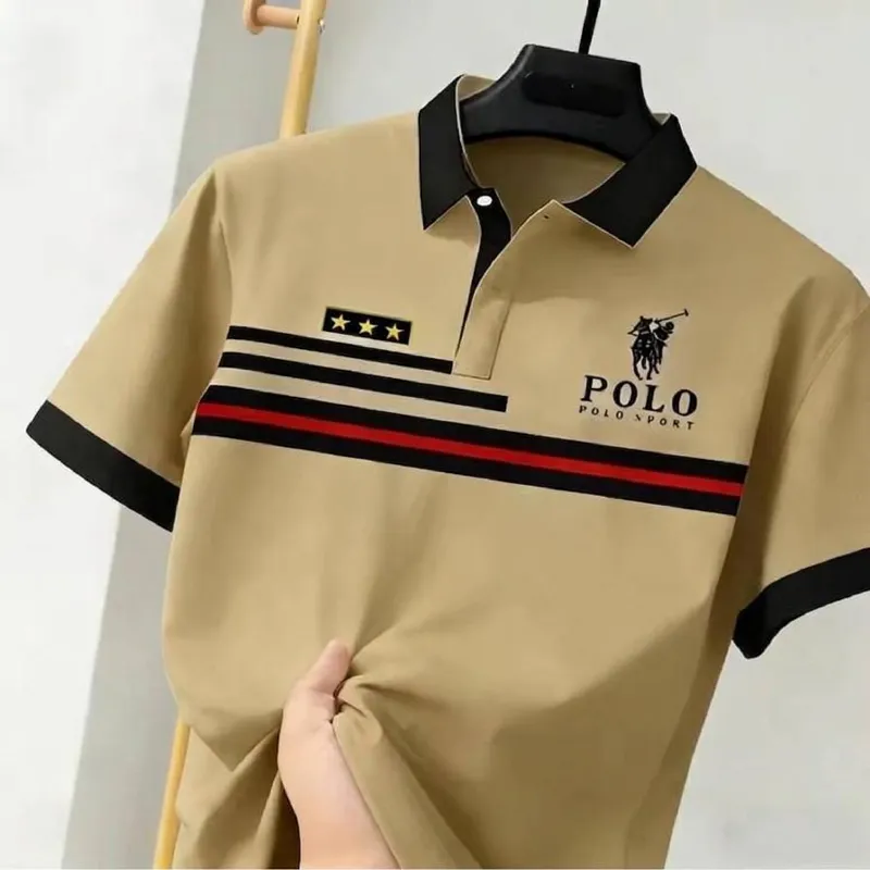 Men's Knit-Dyed PK Cotton Polo Shirt, Half Sleeve, 210 GSM