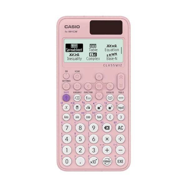 Casio FX-991CW-PK 12 Digit (10 & 2) Non Programmable Scientific Calculator