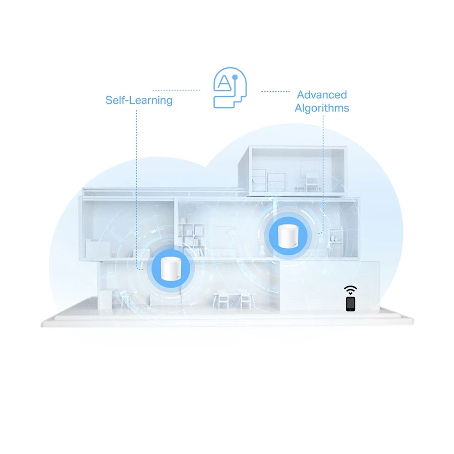 TP-Link Deco X10 AX1500 Gigabit Mesh Wi-Fi 6 System (1-Pack)