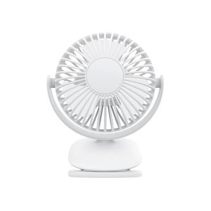 mini Clip Fan 360 Degree Rotation Rechargeable Fan (WiWu FS03)- White Color