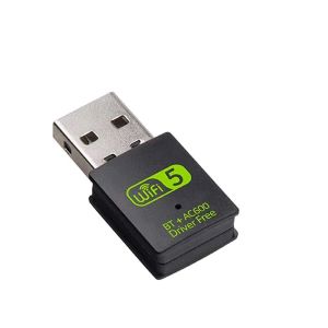 Dual Band WiFi + Bluetooth Adapter For PC/Laptop 600Mbps