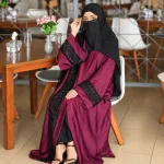 Invite Karchupi Abaya - 3-Piece Premium Set