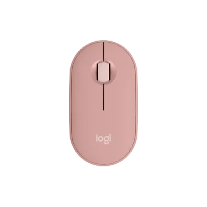 Logitech M350s Pebble Mouse 2, Wireless and Bluetooth Mouse Tonal Rose