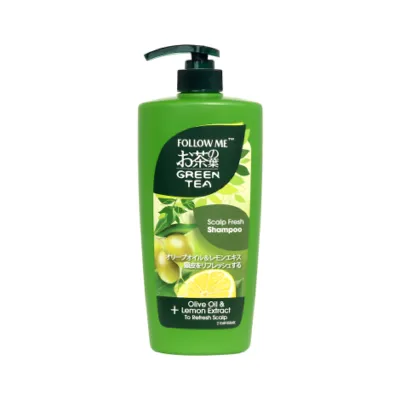 Follow Me Green Tea Scalp Fresh Shampoo 650ml (Malaysia)