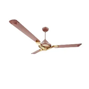 Luminous Jaipur Mahal 52 Inch 3 Blade Decorative Energy Saving Ceiling Fan (Rose Gold) L-232