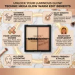 Technic Mega Glow Highlighter - Warm Edit (China)