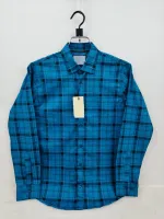 Men's Pure Cotton Check and Print Shirt with Show Buttons, 5 Colours