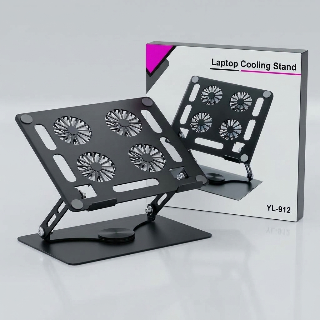 YL-912 360° Rotating Laptop Cooling Stand
