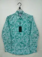 Men's Full Sleeve Check and Print Shirt, Pure Cotton, Sizes M to XL