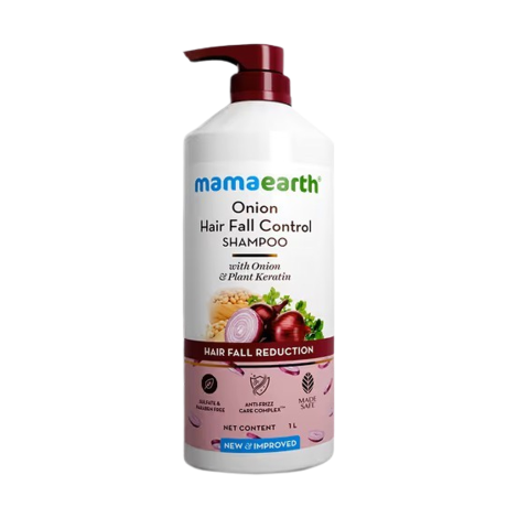 Mama Earth Onion Hair Fall Control Shampoo 1L (India)