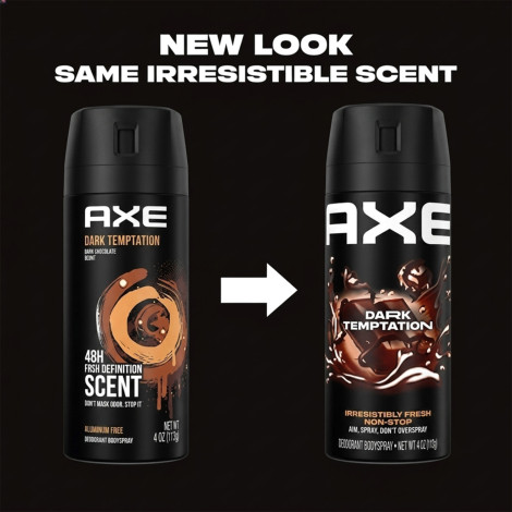 Axe Dark Temptation 48H Non Stop Fresh Deodorant Body Spray 150ml (Argentina)