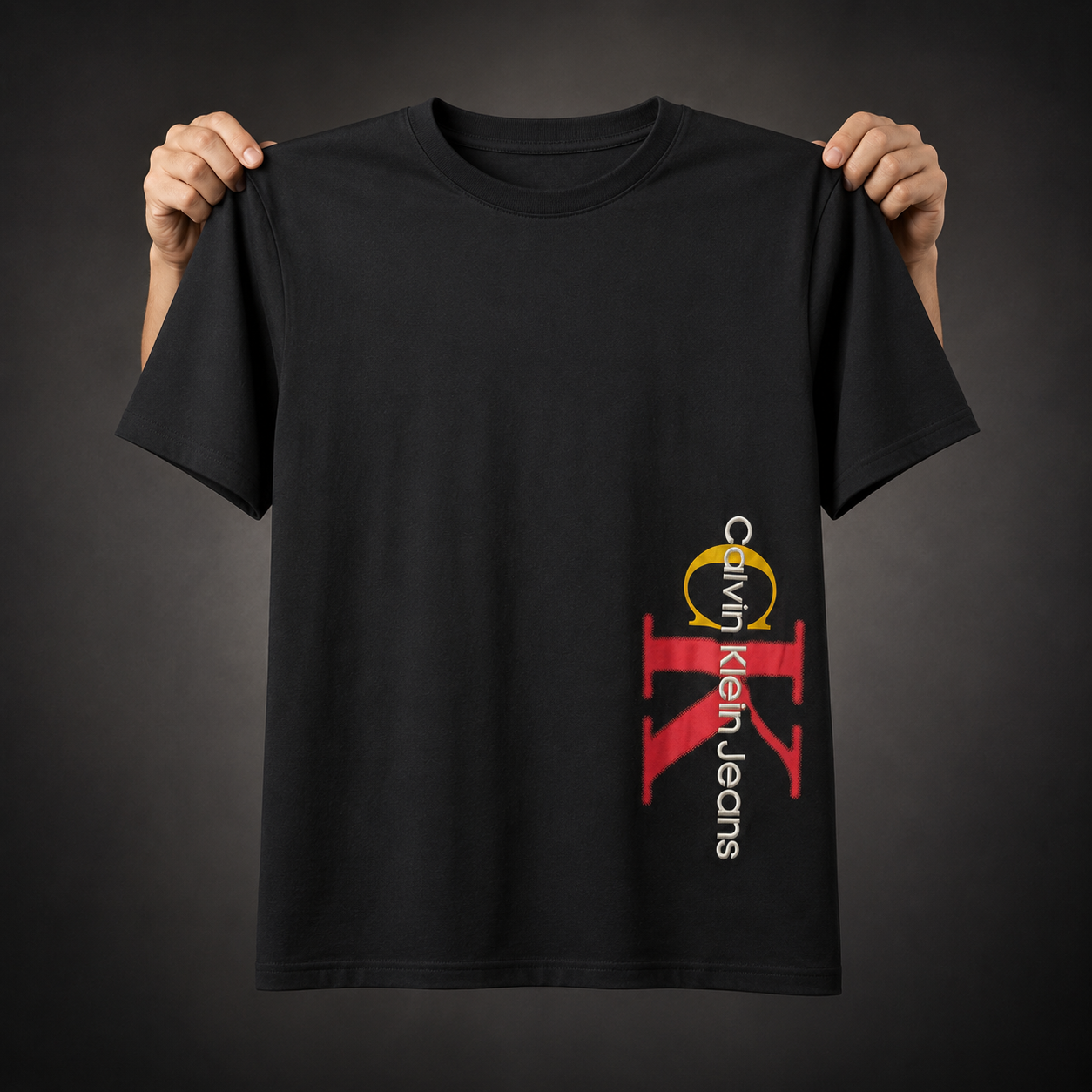 Export Brand Summer T-Shirt- Black