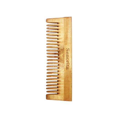 Senorita Luxery Big Neem Wood Hair Comb (India)
