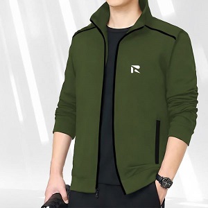 Men's Premium china Bonded Jacket (olive)