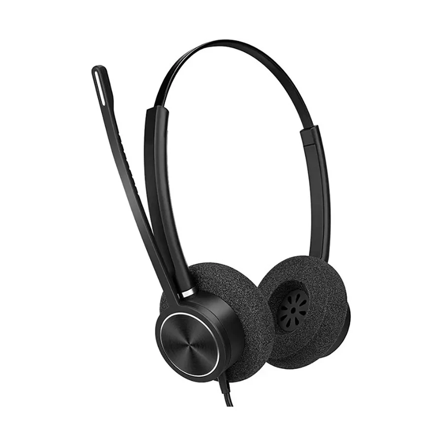 Inbertec C10DJM Duo USB & 3.5mm Noise Cancelling Headset Black