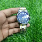 OLEVS 9931G New Exclusive Design Quartz Watch for Men  Nevy blue