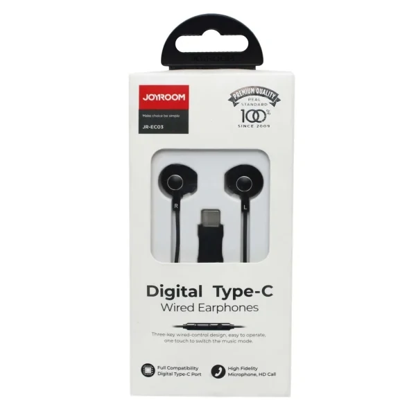 JR-EC03 Digital Type-C Wired Earphones