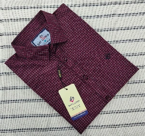 New Premium Comfortable Men's Cotton full Sleeve Check Shirt