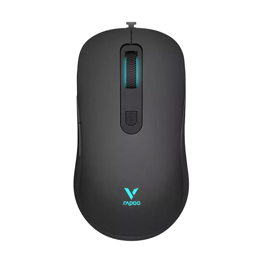 Rapoo V16RGB Wired Black Optical Gaming Mouse