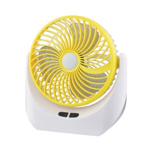 Lithium rechargeable mini table air cooling fan with LED light JY-1880 Battery Power-2400 mAh