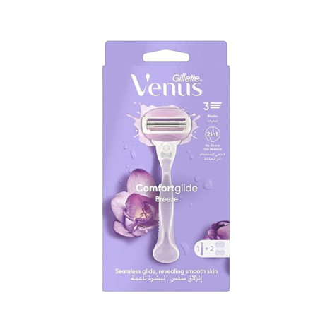 Gillette Venus Comfort Glide Breeze 3 Blades 2in1 Moisture Bars for Glide (Poland)