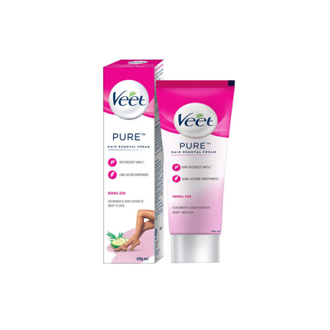 Veet Pure Cucumber Extract Hair Removal Cream 100g (India)