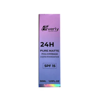 Everly Beauties Pure Matte Full Coverage Foundation - Yellow (China)