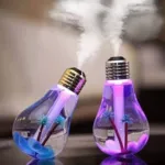 Bulb Humidifier with LED Colour-Changing Night Light