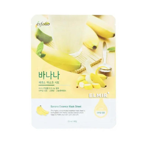 Esfolio Banana Essence Mask Sheet 23ml (Korea)