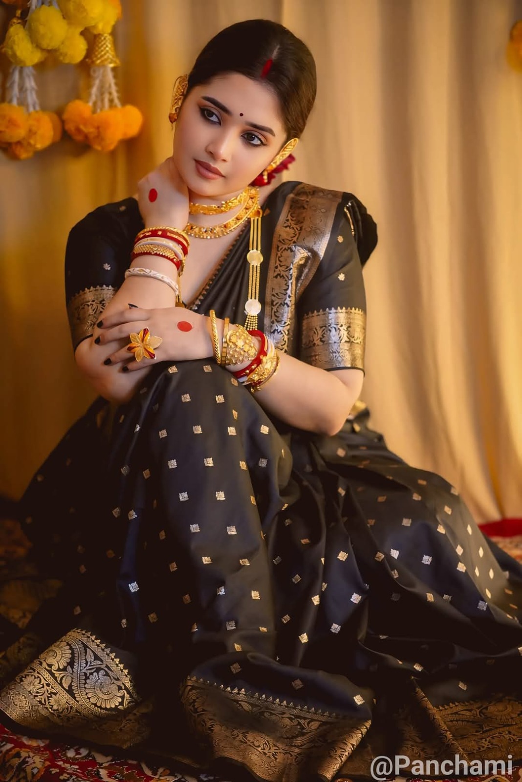 Dhupian Silk Saree with Afsan Screen Print, Blouse Piece Included