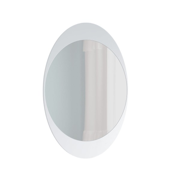 Regal Wall Mirror- White Oval Craft HDC-334