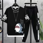 Men's Half Sleeve Jersey T-Shirt and Trouser Set, 6 Colours