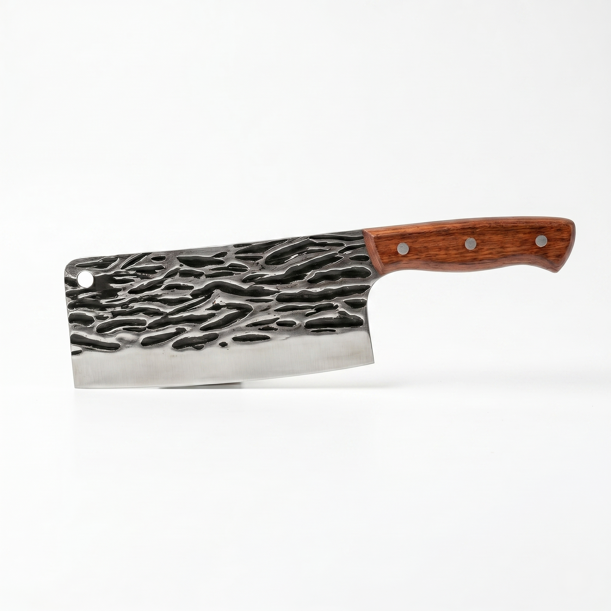 Master Your Kitchen: Premium Hammered Finish Chef's Cleaver