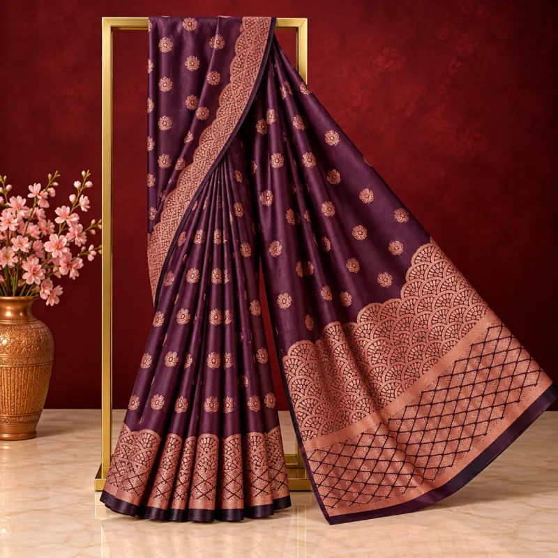 Premium Silk Katan Saree – Exclusive Design