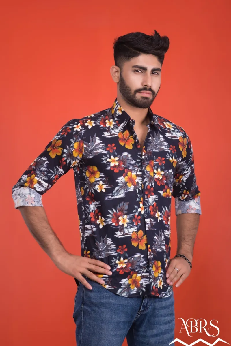 Men's Slim Fit Cotton Formal Shirt, 6 Colour Choices