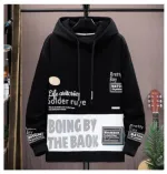 Cotton Winter Hoodie, 300 GSM, Sizes M to XL, 4 Colours