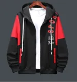Men's Cotton Zipper Hoodie, 300 GSM, Sizes M to XL, 4 Colours