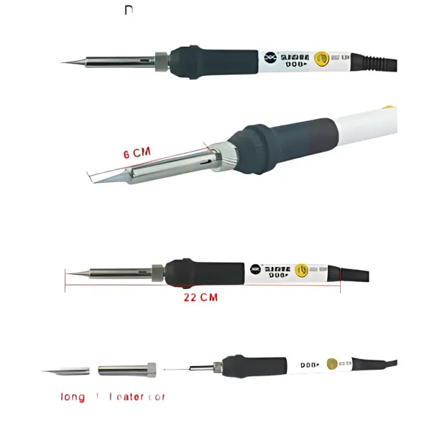 New V908 60W Adjustable Temperature Electric Soldering Rework Repair Tool with 5pcs Solder Tips