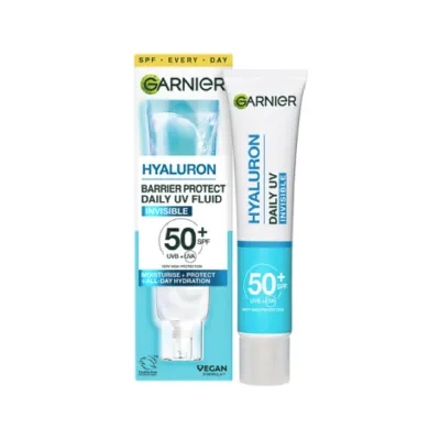 Garnier Hyaluron Barrier Protect Daily UV Fluid Invisible SPF50+ 40ml (Germany)