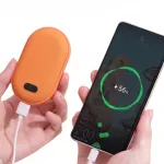 2-in-1 Rechargeable Hand Warmer & Portable Power Bank with Digital Display | Electric Pocket Hand Heater & Mobile Emergency Charger for Winter