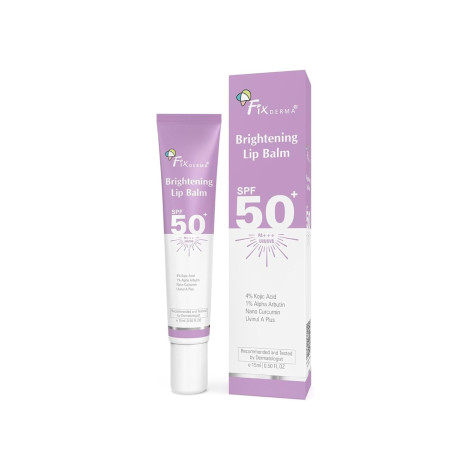 Fixderma Brightening Lip Balm With SPF 50+ PA+++15ml (India)