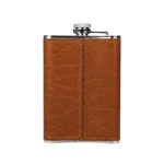 Smart Water Bottle – Premium Leather Wrapped Hip Flask(Any- Colour)