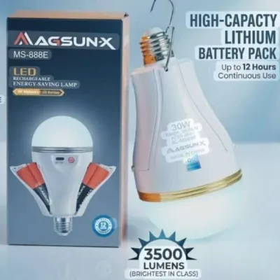 MAGSUN-X LED rechargeable energy-saving lamp AC/DC