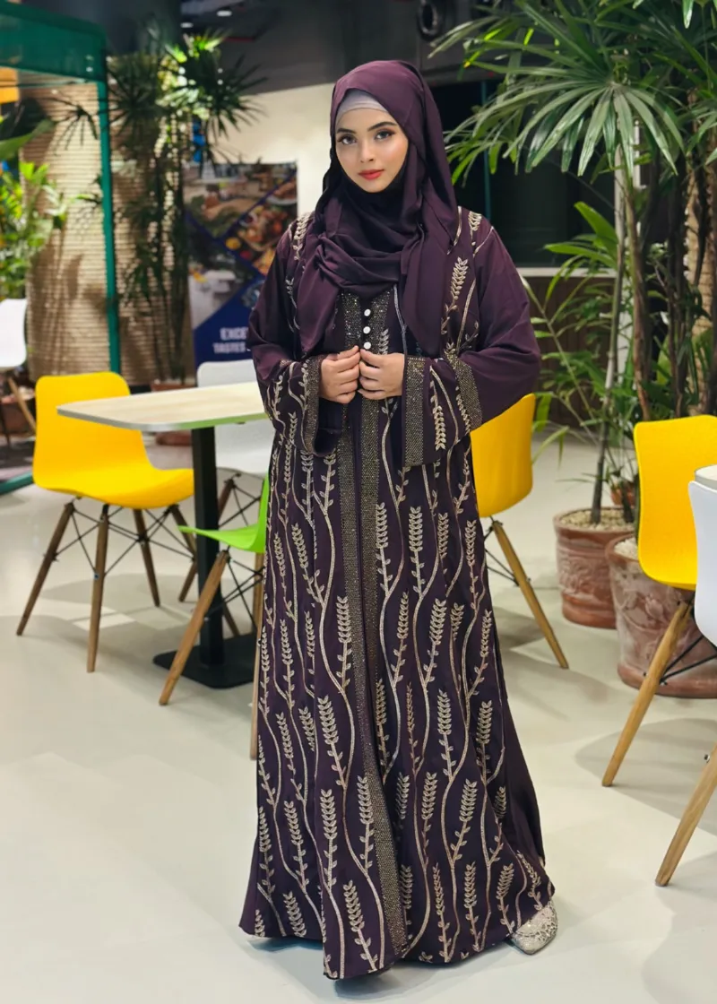 New Embroidery Attach Koti Borka