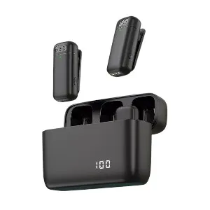Professional grade Sound Recording Wireless ClipOn Microphone