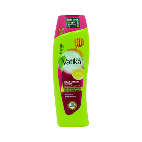 Vatika Naturals Honey & Egg Repair & Restore Shampoo 400ml (New Packaging) (UAE)