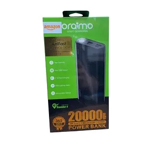 Oraimo 22.5W Super Fast 20000mAh Power Bank