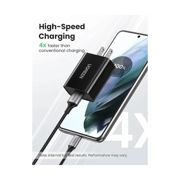 Ugreen CD122 18W QC3.0 USB Black Charger