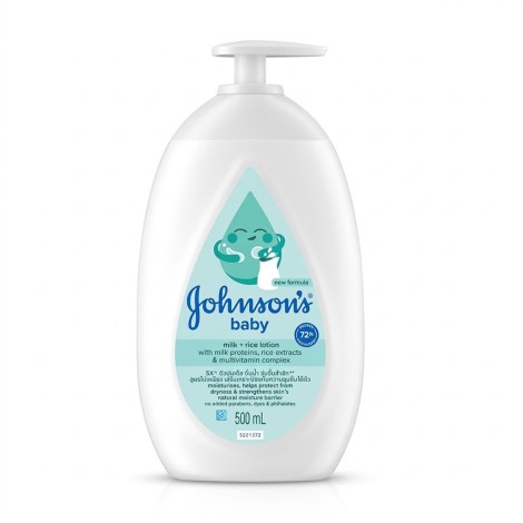 Johnsons Milk & Rice Baby Lotion 500ml (Thailand)
